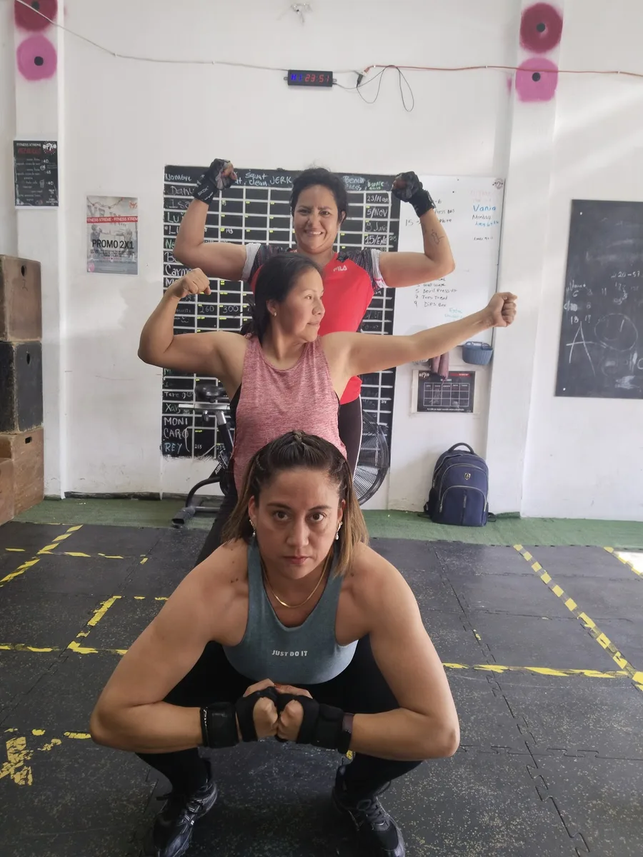 Alumnas de FX Cross + Fitness en el box